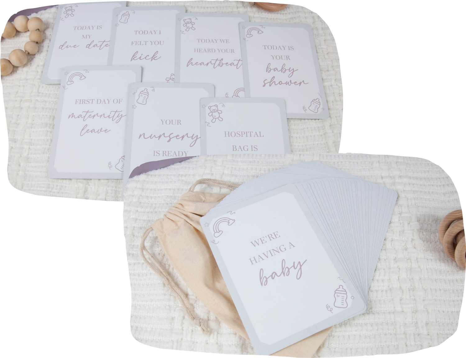 Pregnancy milestone cards