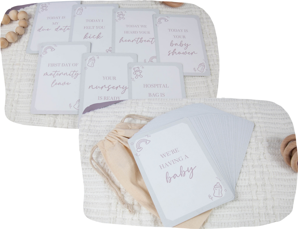 Pregnancy milestone cards