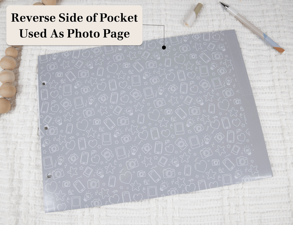 Extra pocket pages (8 pack)🩶