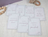 pregnancy milestone cards showing stages of pregnancy
