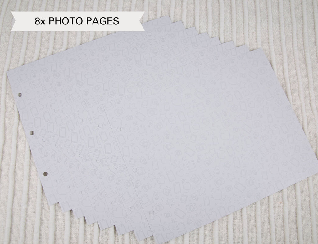 Extra photo pages (8 pack)🩶